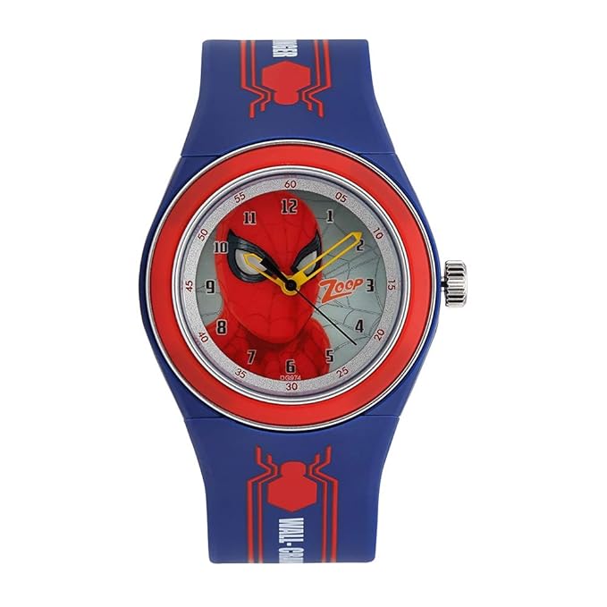 Buy Zoop Spiderman Analog Grey Dial Unisex Watch NKC4048PP12