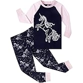 Toddler Girl Pajamas Sets Long Sleeve Cotton Pajamas Baby Girls Clothes PJs Two Piece Kids Jammies 2 to 10 Years