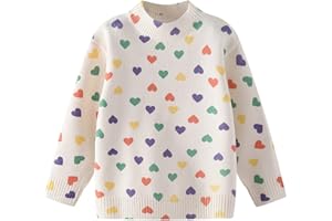 WELAKEN Pullover Sweaters for Girls Kids & Toddler Little Girl's Knitted Sweatshirts