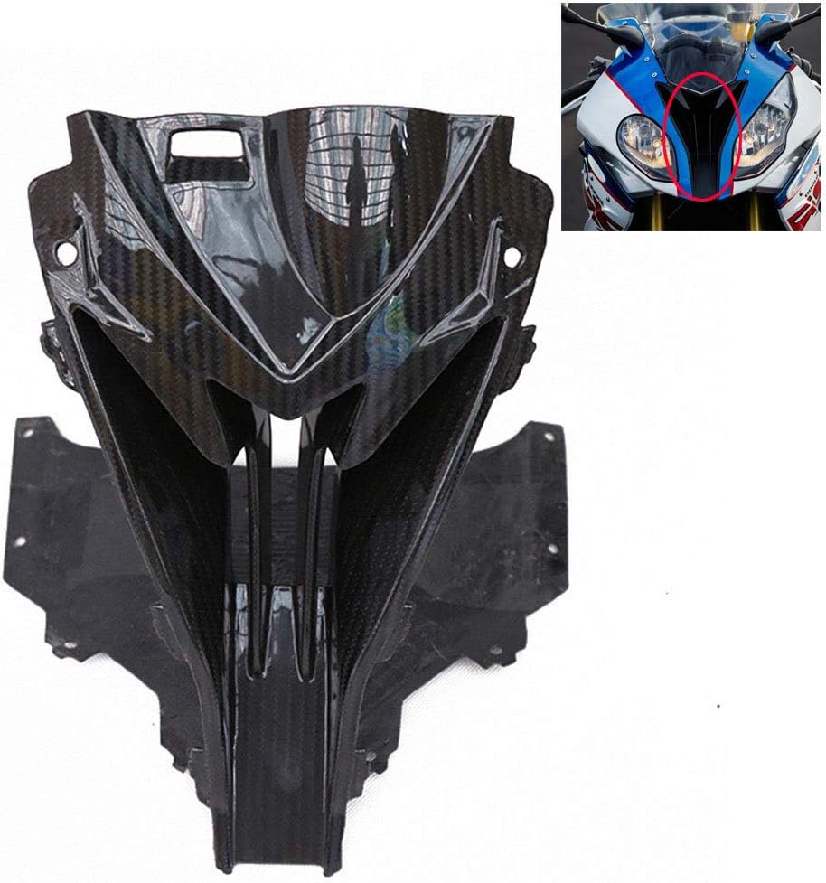 Motorcycle Carbon Fiber fairing Shell Front Head Nose Cowl Air Intake Protective cover For BMW S1000RR 2015-2018