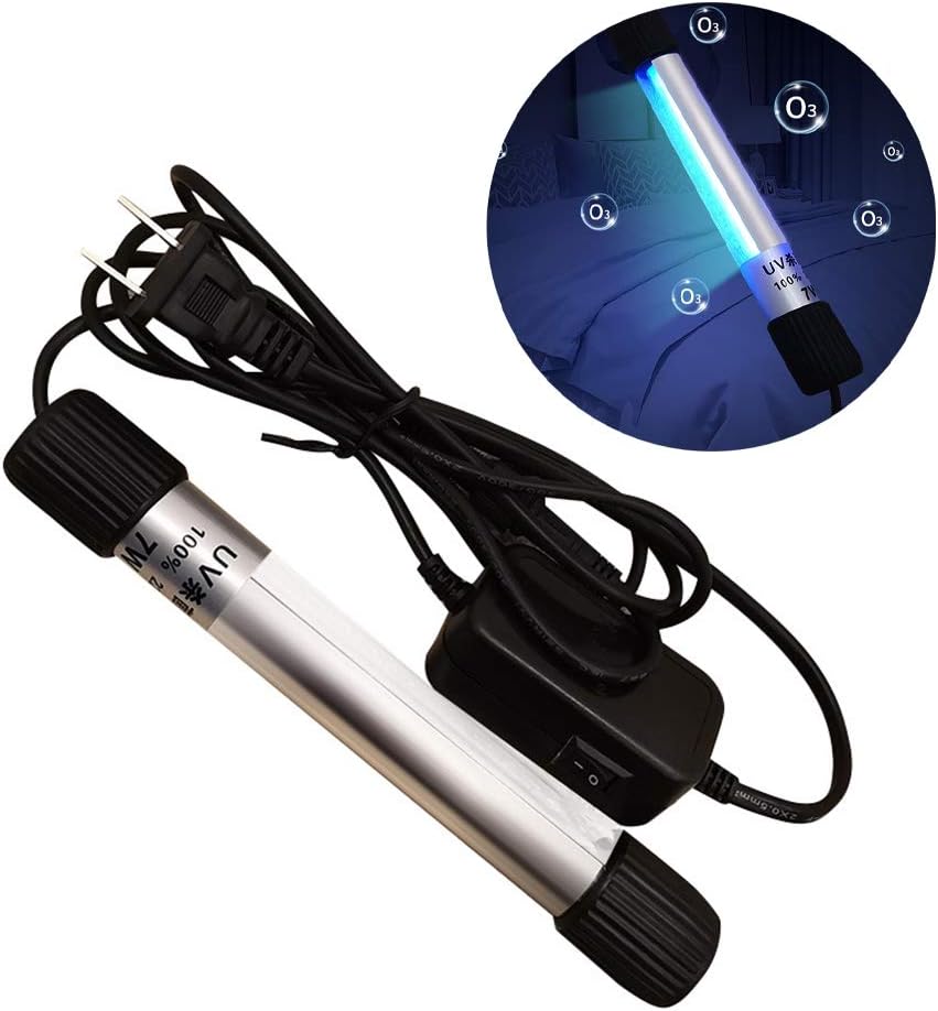 QXMY UV Sterilizer, Portable Household Disinfection Lamp, Travel UV Disinfection Stick, Suitable for Disinfection of Mobile Phones/Clothes/Bedding, Etc.