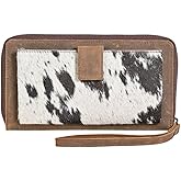 STS Ranchwear Women's Bentley Compact Durable Leather Casual Wallet with Removable Wrist Strap, Tornado/Cowhide, One Size