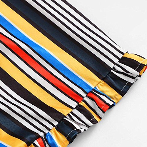 Fine Hot Pants Womens Summer Stripe Plus Size Fashion Casual Boknot Bandage Shorts