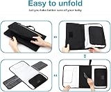 Lekebaby Portable Nappy Changing Mat with Wipe-Pocket Head Cushion Quilting view 7