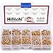 Hilitchi 550Pcs 0.1uF-10uF DIP Monolithic Multilayer Ceramic Chip Capacitors Assortment Kit (550)