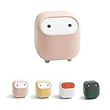 AIWE7D Small Desktop Trash Can with Lid for Desk