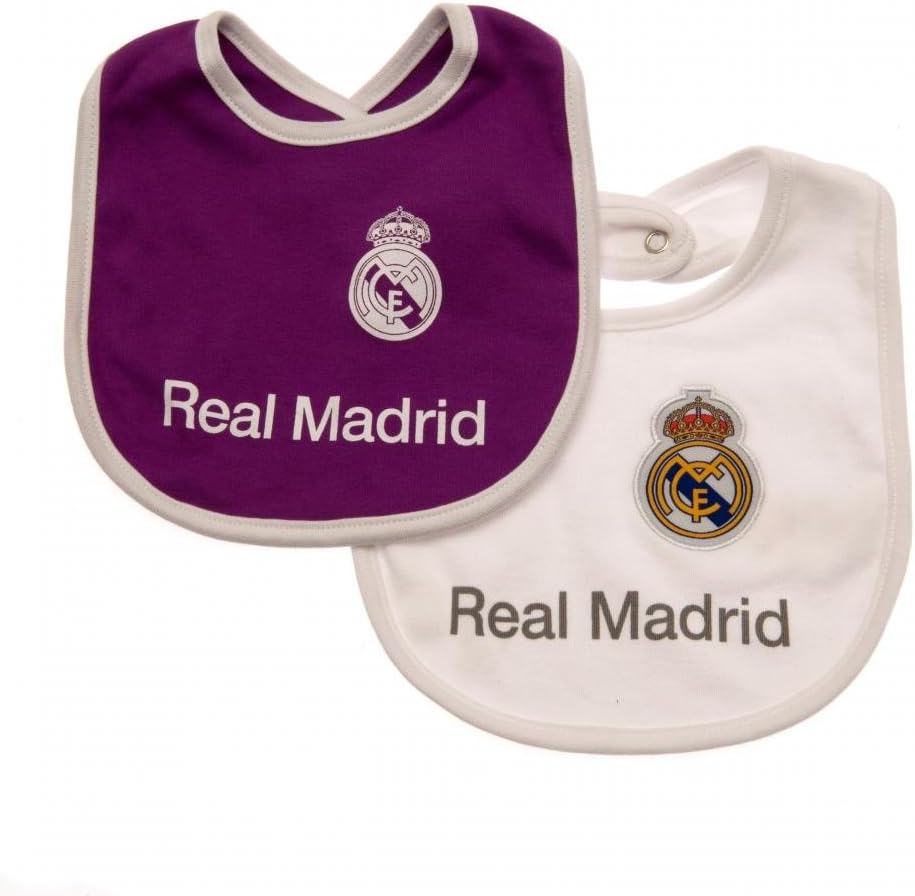 Baberos apra bebés del FC Real Madrid, producto oficial, 2 ...