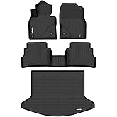 HAFIDI® Floor Mats & Cargo Liner Set Fit for 2017-2022 Mazda CX5 All Weather Protection TPE Anti-Slip Automotive Full Set Floor Liners Custom Mazda CX-5 Accessories - Black