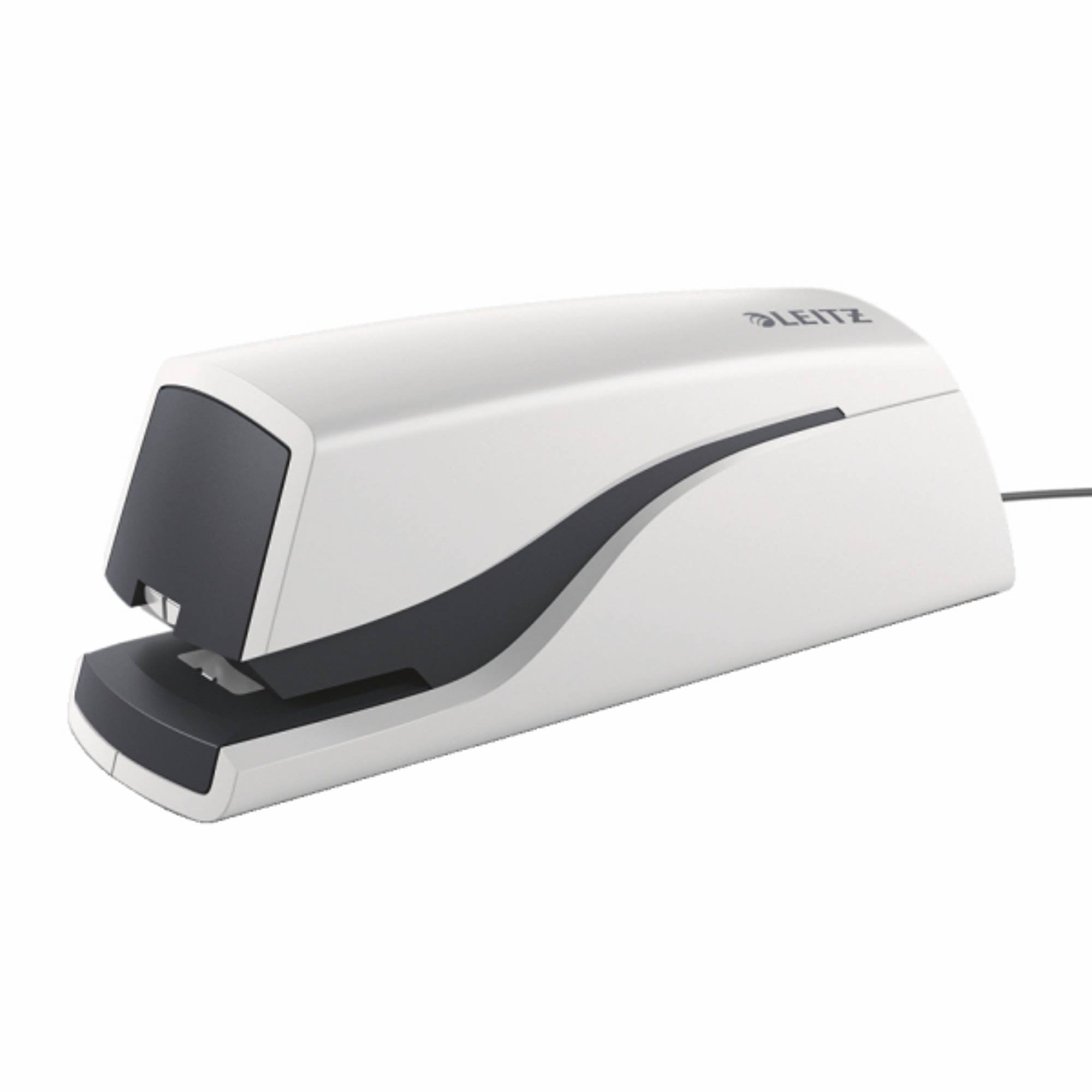 Leitz NeXXt Series Electric Stapler for up to 10 sheets of Paper, Mains Powered, White, 55321001