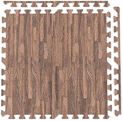 wood grain foam playmat