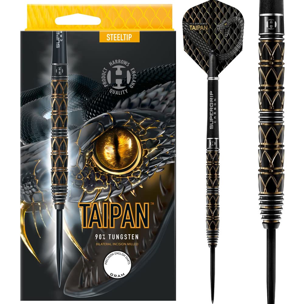 Harrows Taipan 90% Tungsten Steel Tip Darts (24)