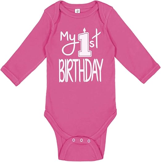 1st birthday baby grow girl