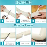 Vicloon Edge Protectors 2M x 2 Roll Foam Safety Strip Milky White view 7