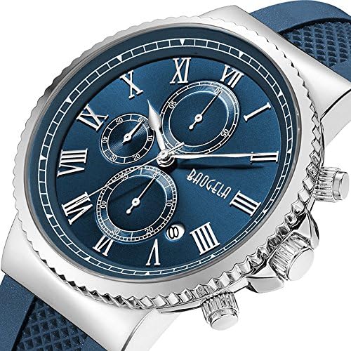 Men's Analogue Military Chronograph Quartz Watch with Stylish Sport & Business Work Strap