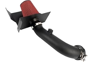 KAX 3.75 inch Cold Air Intake System Kit & Heat Shield Replacement for 2017-2019 Chevy Silverado 2500/3500 HD 6.6T V8, 2017-2