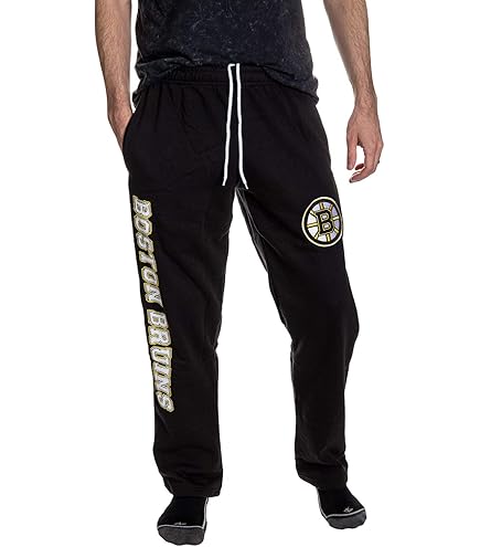 Calhoun NHL Pantalon De Jogging Athlétique En Coton Délavé à L'acide