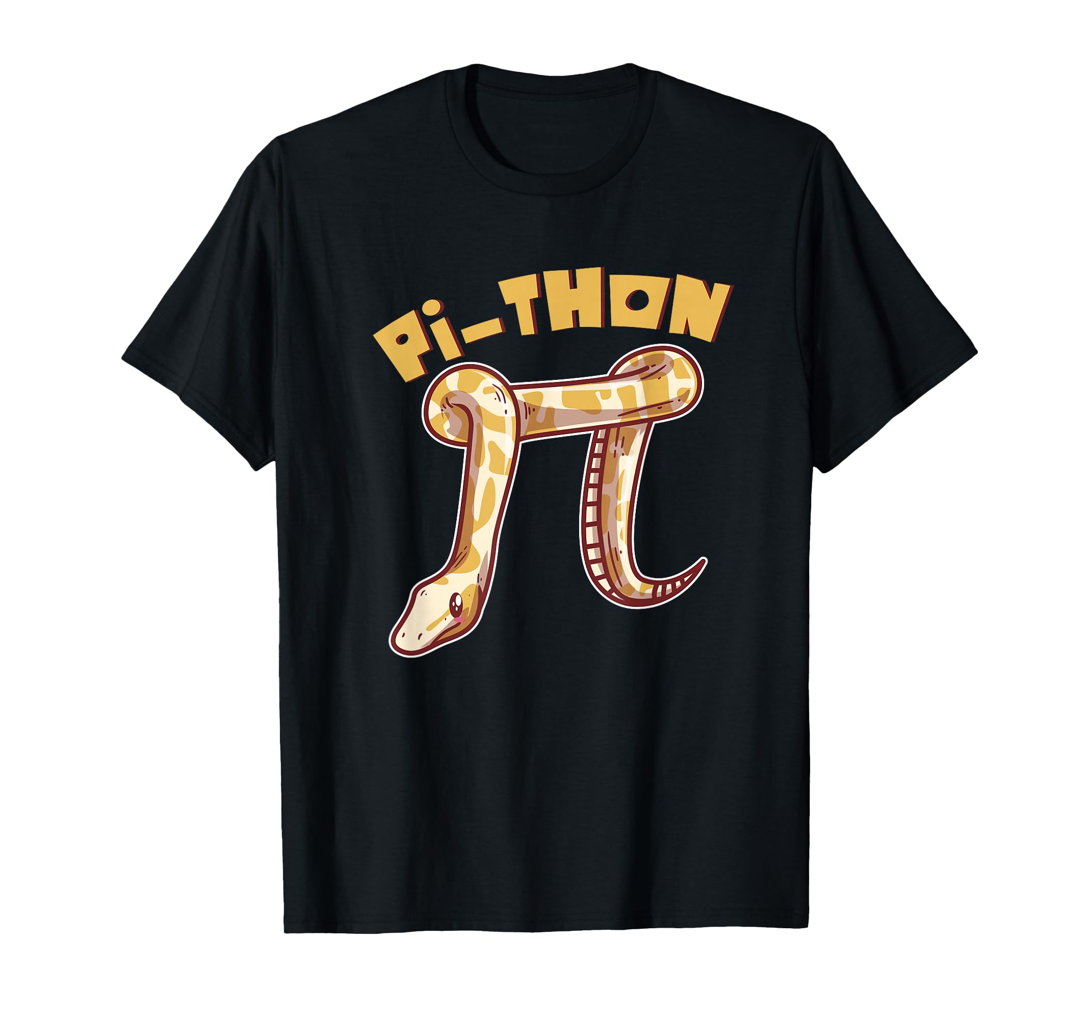 Pi-thon Pi Ball Python Boa Pet Snake Animal Reptile Math T-Shirt