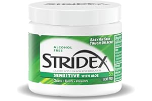 Stridex Sensitive with Aloe, Alcohol Free, 55 Soft Touch Pads