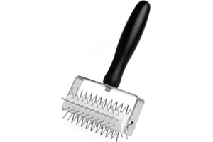 Outset Pizza Dough Docker, 5" x 8" Pizza Accessory That Prevents Bubbles