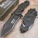 Mtech Rescue Modified Tanto Black Spring Assisted Open Tactical Pocket Knife