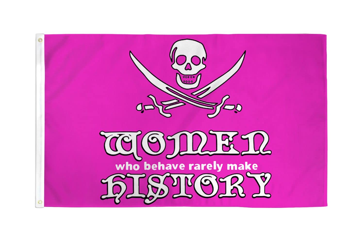 AZ FLAG - Pirate Women In History Flag - 3x5 Ft - 100D Polyester Skull Pirates Banner with Two Metal Grommets - Fade Resistant - Vivid Colors - 3' x 5' Feet - 150x90 Cm