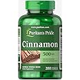 Puritan's Pride Cinnamon 500 mg Capsules, 200 Count