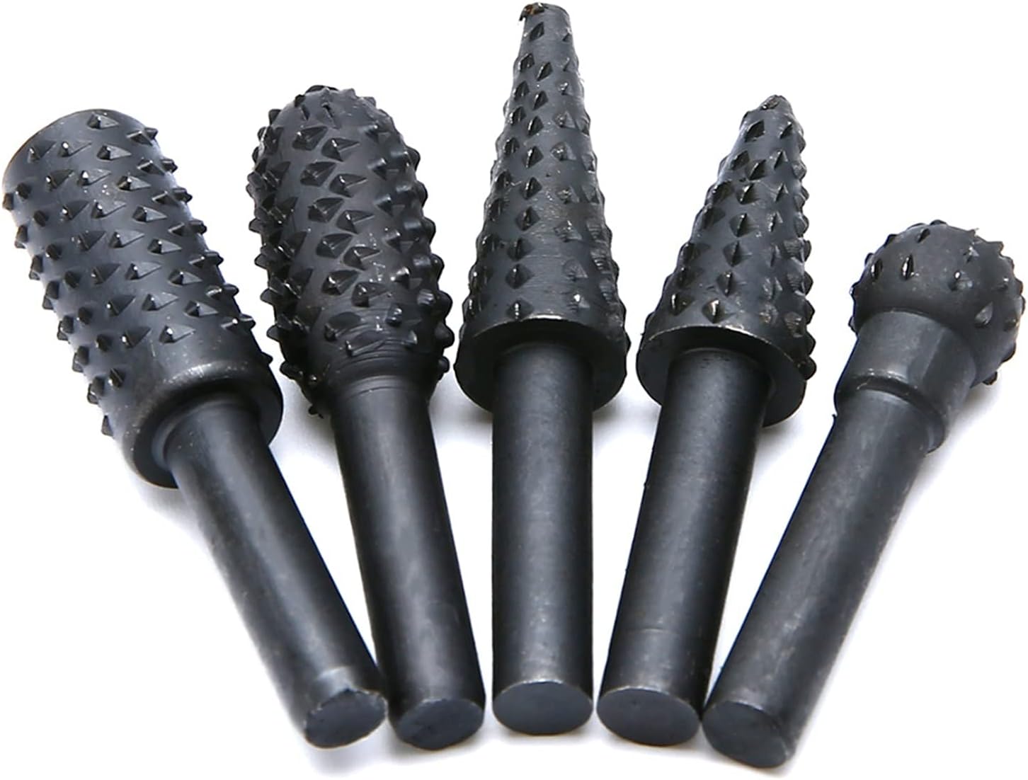 Drill Rotary Burrs Cutting Burs Metal Polishing 5pcs 1/4'' 6mm Shank