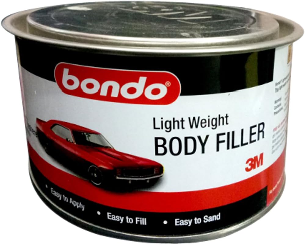 3m Bondo Light Weight Body Filler 1 Kg Amazon In Car Motorbike