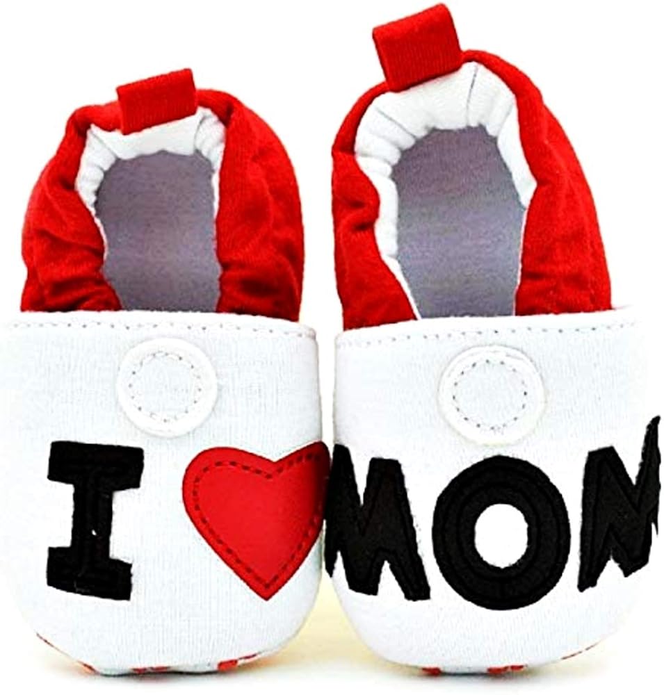 Femmina Scarpe Bambini Neonati I Love Mom Ti Amo Mamma Idea Regalo Natale e  Compleanno urban-earth.co.uk
