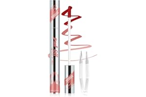 DAGEDA Peel Off Lip Liner Stain, Tattoo Lip Liner Peel Off Lip Stain with Tweezer, Transfer Proof, Waterproof, Long Lasting Lip Stain, Highly Pigmented Matte Finish Lip Tint Stain (Sweet)