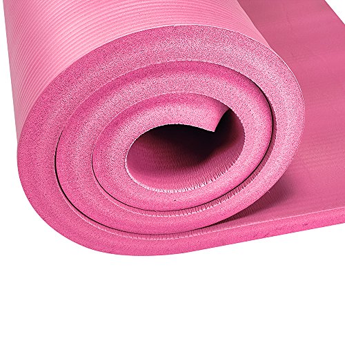 Easthills Fitness 71" x 24" Extra Thick 1 Inch Yoga and Exercise Mat with Elastic Strap for Gym, Workout, Physical Therapy, Pilates. - Thumbnail 3