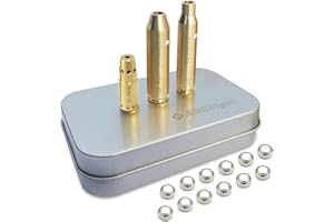 ARKSight Laser Boresighter Kit, Red Laser Brass Chamber Bore Sight Kit for Rifle Scopes and Handgun