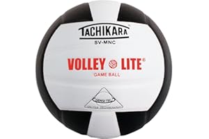 Tachikara SVMNC Volley Lite volleyball (Black/White)