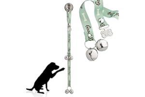 PoochieBells The Original Dog Potty Doorbell, Dog Bells for Potty Training & Puppy Housebreaking, Potty Train Your Dog in Days, Made in America, Good Dog