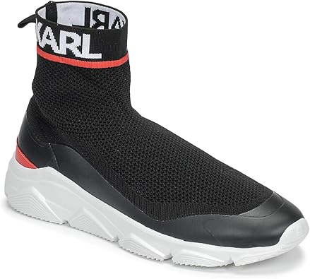 mens black high top trainers