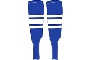 MK Socks Traditional Baseball Stirrups Pattern B-7 Royal, White