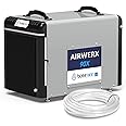 BaseAire AirWerx90X Energy Star Dehumidifier for Crawl Space Basement, 198 Pints Commercial Dehumidifier with Pump, Intelligent Humidity Control, Auto Shut off Restart