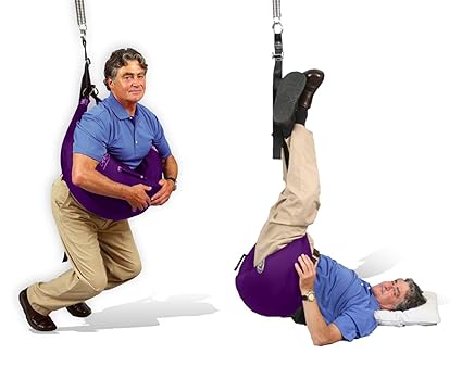 Back Bubble The Portable Spinal Decompression Stretching Back Traction Device Cushiony Comfort Free Ez Hanger Suspension System Immediate Relief