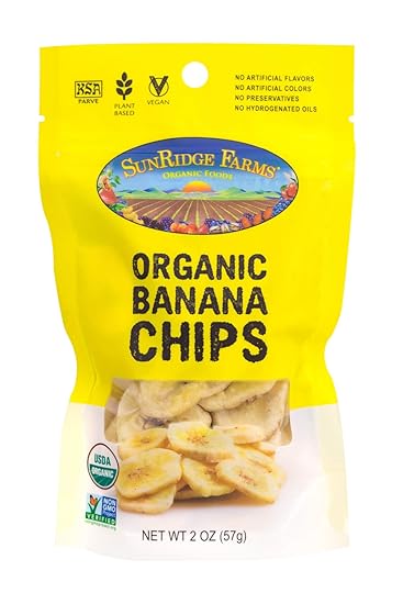 Image result for image of Sunridge Organic Banana Chips