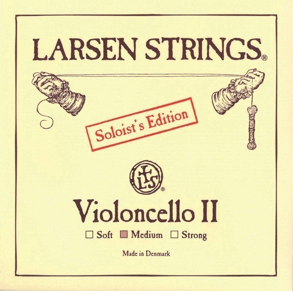 Larsen Original Cello 4/4 - Violoncello II - D Soloist String - Medium - Tension 13.9kg/ 30.6lbs