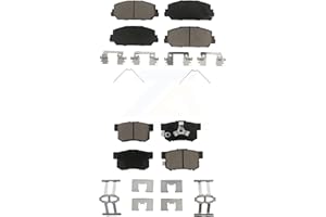 CMX Front Rear Ceramic Brake Pads Kit Replacement For 2013-2018 Acura RDX KCX-100131