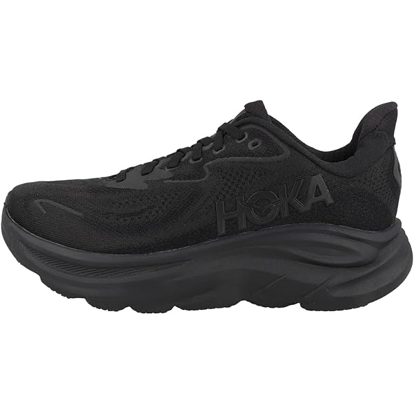 Amazon.com | Hoka Men's Clifton 9 Sneaker, Black/White, 8