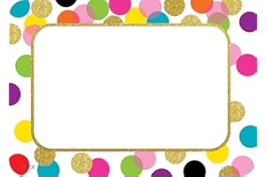 TEACHER CREATED RESOURCES Confetti Name Tags/Labels