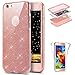 iPhone 7 Plus Case, PHEZEN [Full Body Coverage] Front and Back 360 Degree Protective Case Bling Glitter Sparkly Shockproof Ultra Thin TPU Silicone Gel Case Cover For iPhone 7 Plus 5.5