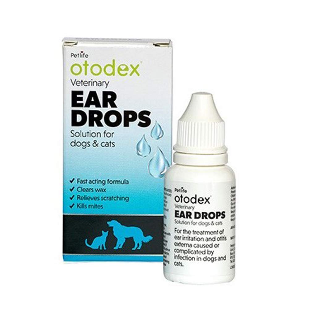 SIPW Otodex Cat and Dog Ear Drops - kills mites removes wax 14ml (Otodex Ear Drops)