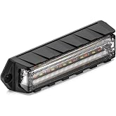 Feniex Q-Surface Mount | 3 Programmable Modes | 5 Colors in One (Red-Blue-Amber-White-Green) | 27 LEDs, Super Bright 3 Watt LEDs, SAE Class 1