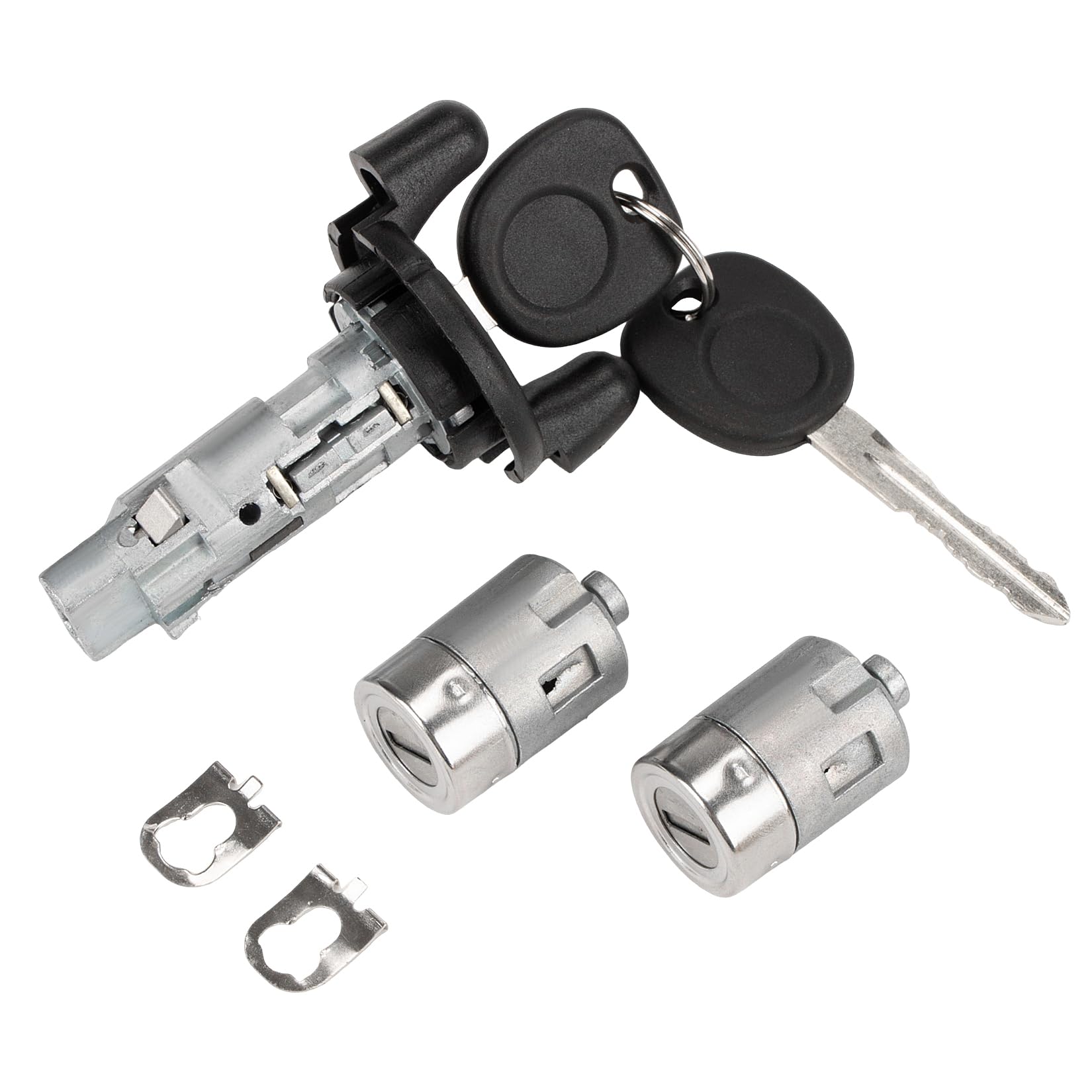 Photo 1 of Ignition Lock Cylinder 2 OEM Direct - Psler with 2 Keys (704600/702912/598007) for 1999-2000 Chevy Silverado 1500/2500, Suburban, Tahoe; GMC Sierra 1500/2500, Yukon - Automotive Switch Replacement