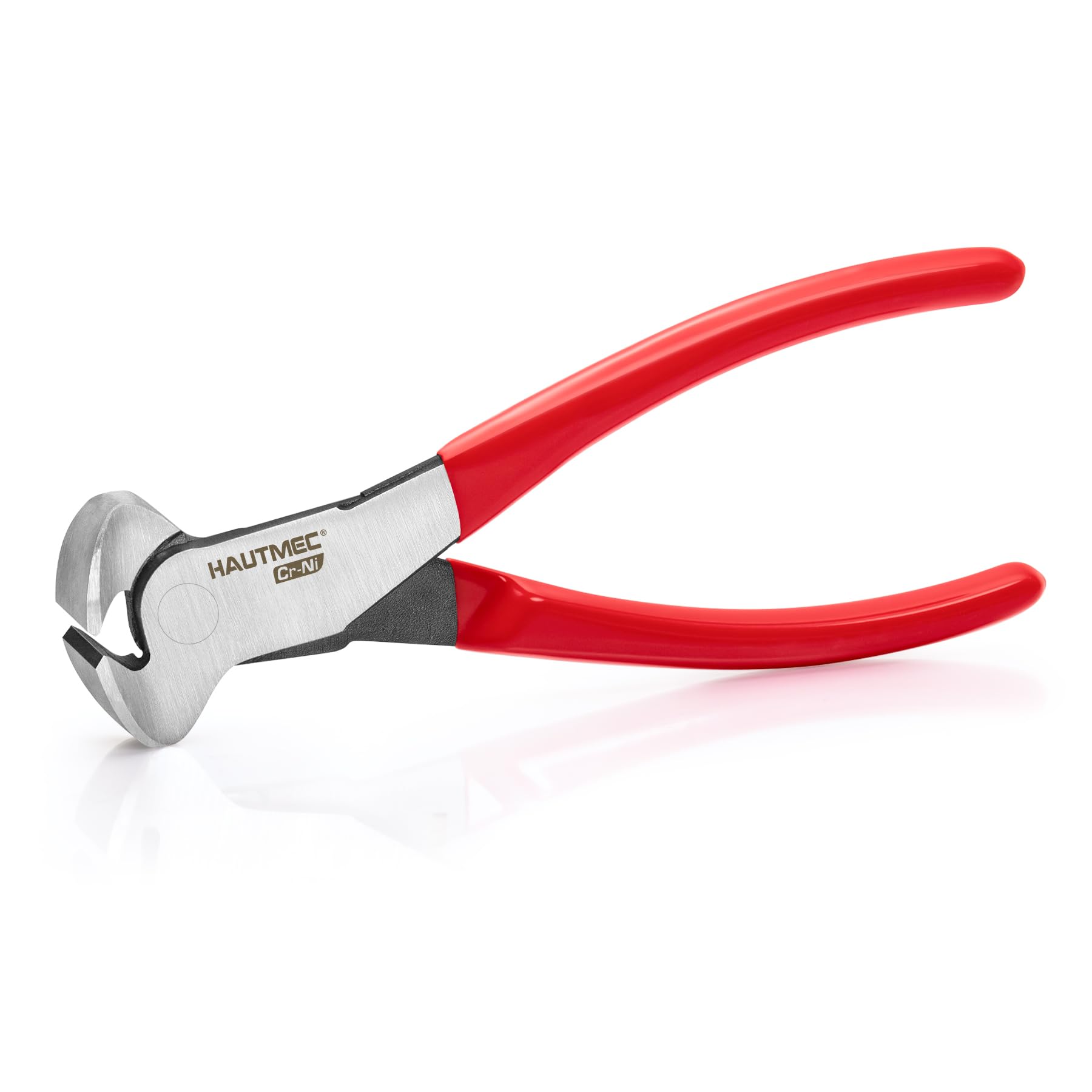 HAUTMEC 7 Inch Nail Puller Pliers Tool, CR-Ni Steel End Cutting Pliers with Non-Slip Grip, Nails Remover Tools with Polished Finish, End Cutting Nippers Tool for Pulling Nails and Wires HT0158-UK