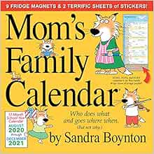 Mom's Family Wall Calendar 2021: Boynton, Sandra, Workman ...