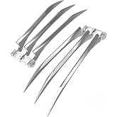 DMAR Metal Wolf Claws, Metal Claws with Plastic Handles for Adults(NOT for Kids), Set of 2, One Pair Silver